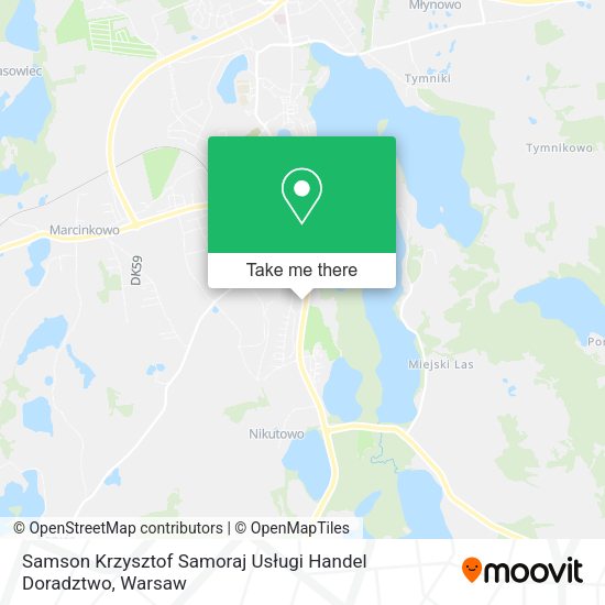 Samson Krzysztof Samoraj Usługi Handel Doradztwo map