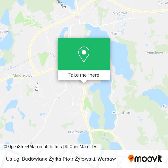 Usługi Budowlane Żyłka Piotr Żyłowski map