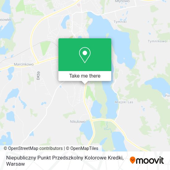 Niepubliczny Punkt Przedszkolny Kolorowe Kredki map