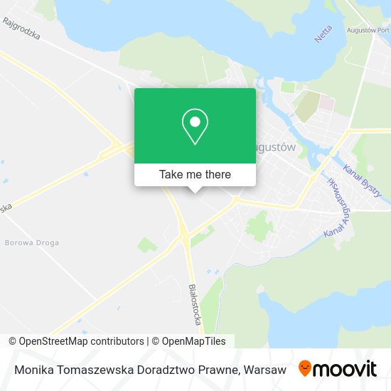 Monika Tomaszewska Doradztwo Prawne map