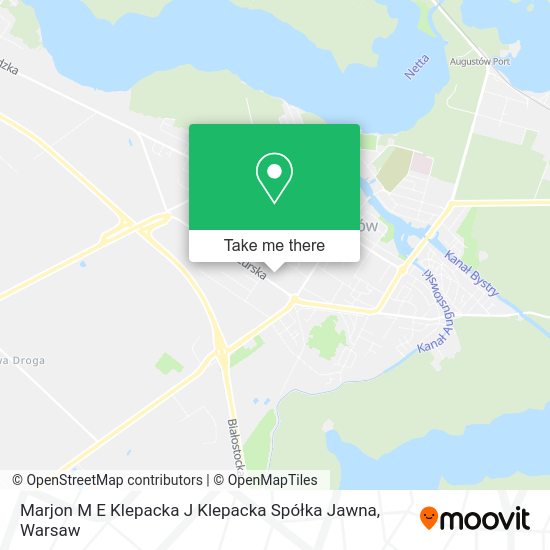 Marjon M E Klepacka J Klepacka Spółka Jawna map