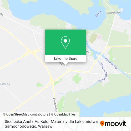 Siedlecka Aneta As Kolor Materialy dla Lakiernictwa Samochodowego map