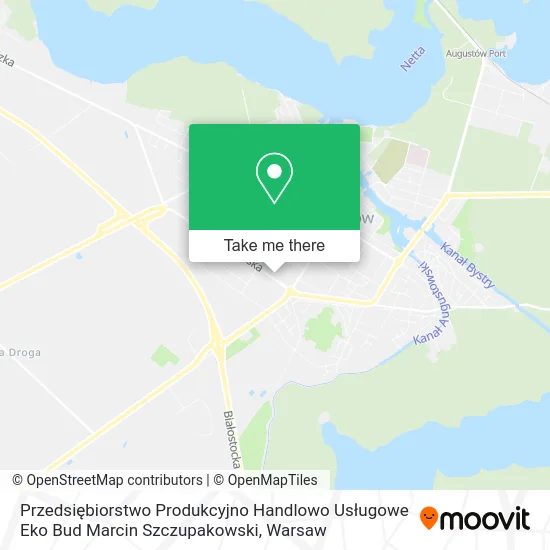 Przedsiębiorstwo Produkcyjno Handlowo Usługowe Eko Bud Marcin Szczupakowski map