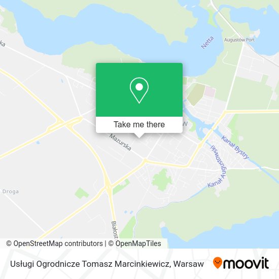 Usługi Ogrodnicze Tomasz Marcinkiewicz map