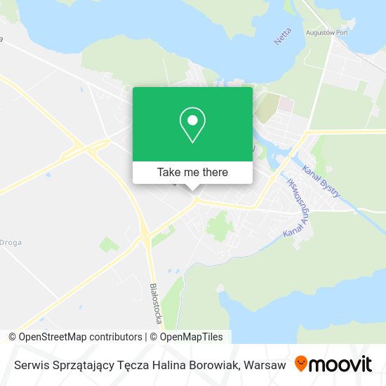 Serwis Sprzątający Tęcza Halina Borowiak map