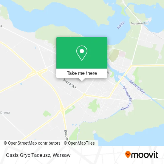 Карта Oasis Gryc Tadeusz