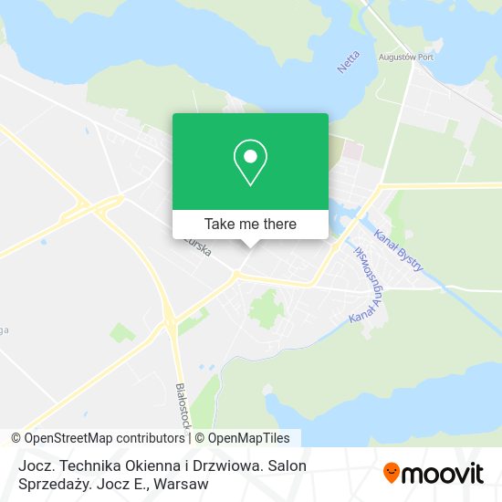 Jocz. Technika Okienna i Drzwiowa. Salon Sprzedaży. Jocz E. map