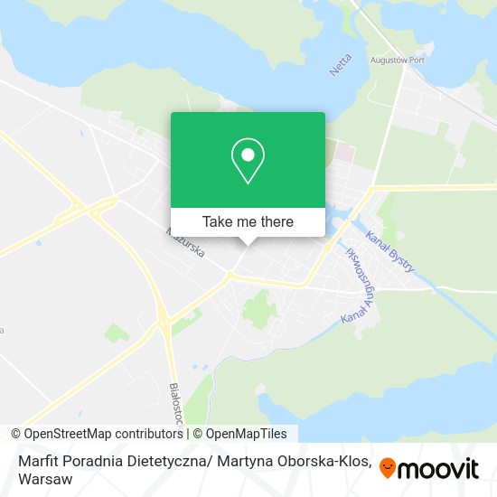 Marfit Poradnia Dietetyczna/ Martyna Oborska-Klos map