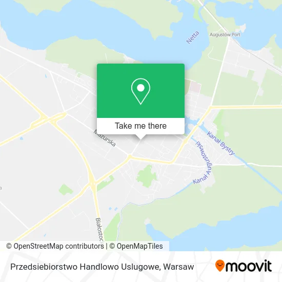 Карта Przedsiebiorstwo Handlowo Uslugowe