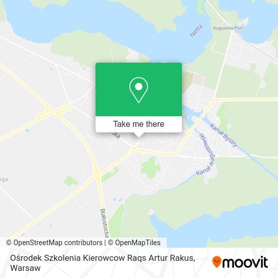 Ośrodek Szkolenia Kierowcow Raqs Artur Rakus map