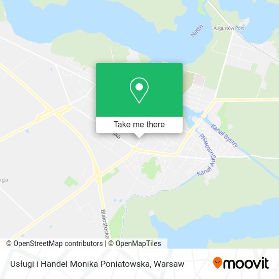 Usługi i Handel Monika Poniatowska map