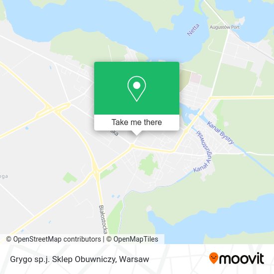 Grygo sp.j. Sklep Obuwniczy map