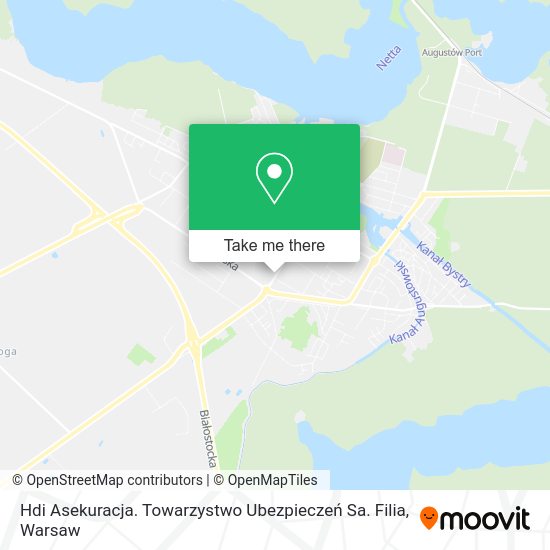 Hdi Asekuracja. Towarzystwo Ubezpieczeń Sa. Filia map