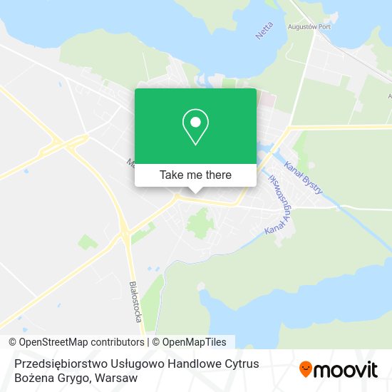 Przedsiębiorstwo Usługowo Handlowe Cytrus Bożena Grygo map