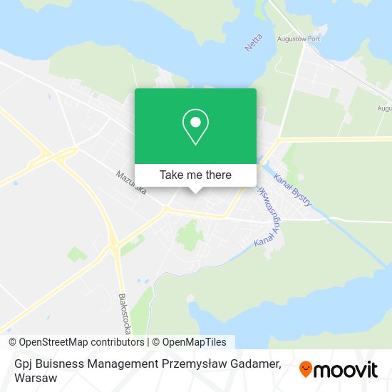 Gpj Buisness Management Przemysław Gadamer map