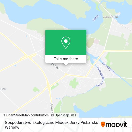 Gospodarstwo Ekologiczne Miodek Jerzy Piekarski map