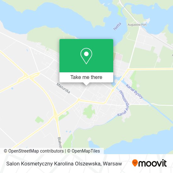 Карта Salon Kosmetyczny Karolina Olszewska