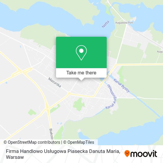 Firma Handlowo Usługowa Piasecka Danuta Maria map