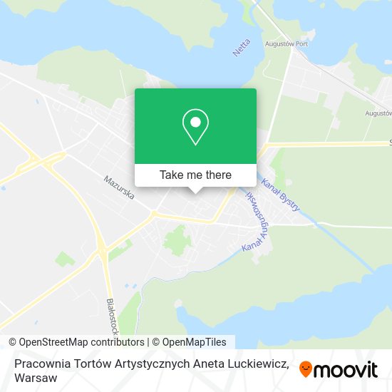 Pracownia Tortów Artystycznych Aneta Luckiewicz map