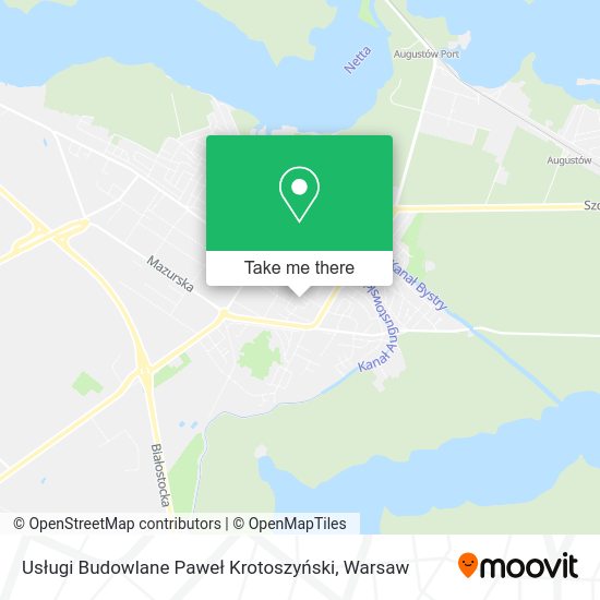 Usługi Budowlane Paweł Krotoszyński map