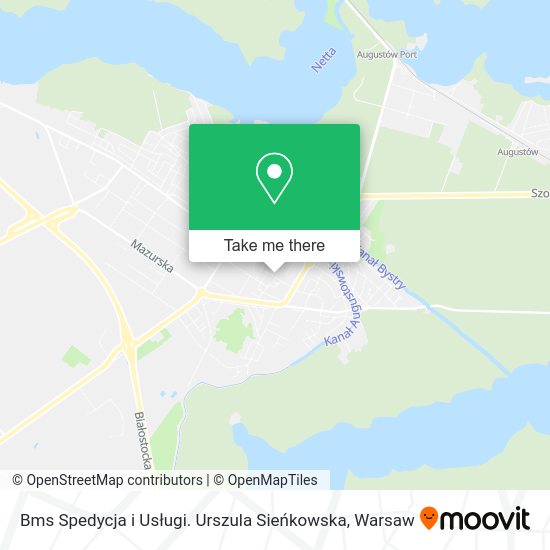 Bms Spedycja i Usługi. Urszula Sieńkowska map