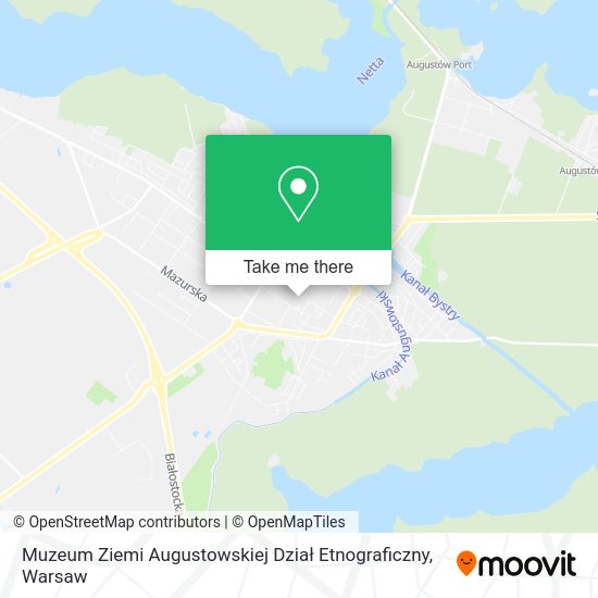 Muzeum Ziemi Augustowskiej Dział Etnograficzny map