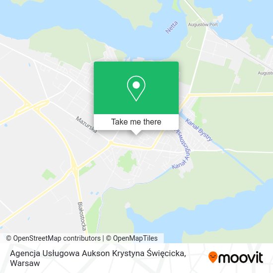 Agencja Usługowa Aukson Krystyna Święcicka map