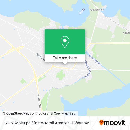 Klub Kobiet po Mastektomii Amazonki map