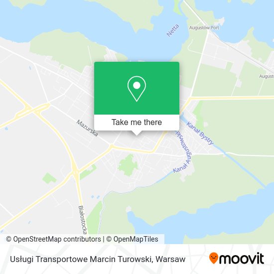 Usługi Transportowe Marcin Turowski map