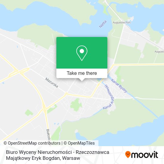 Biuro Wyceny Nieruchomości - Rzeczoznawca Majątkowy Eryk Bogdan map