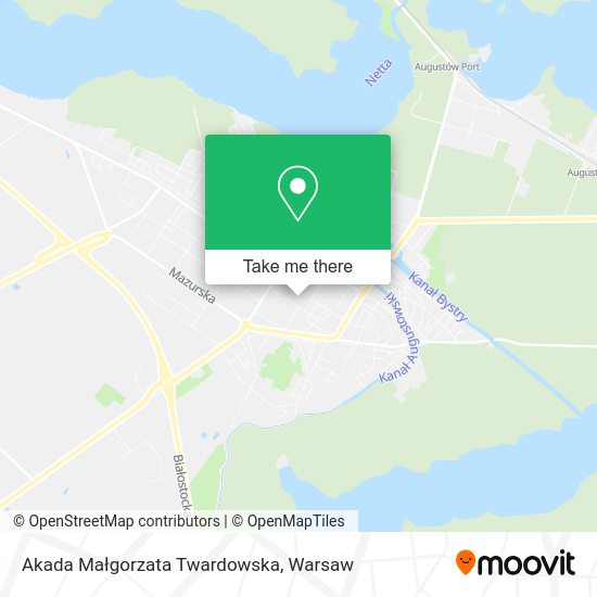 Akada Małgorzata Twardowska map