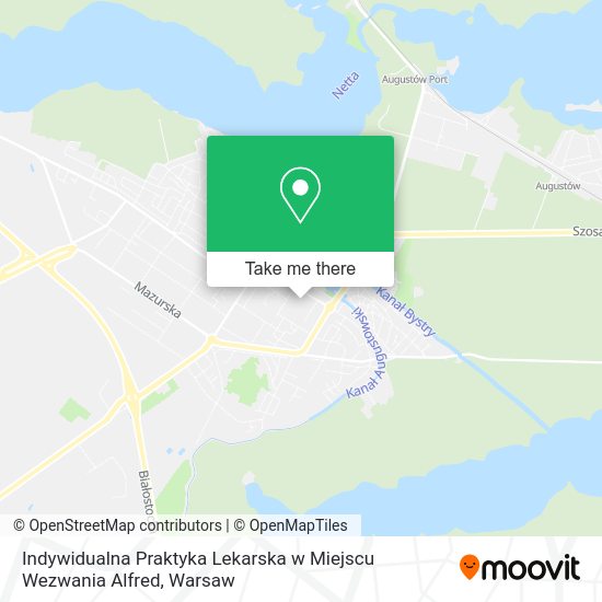 Indywidualna Praktyka Lekarska w Miejscu Wezwania Alfred map