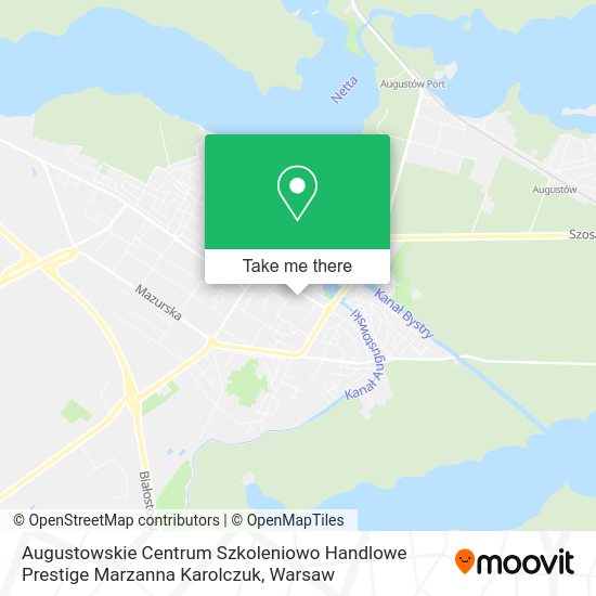 Augustowskie Centrum Szkoleniowo Handlowe Prestige Marzanna Karolczuk map