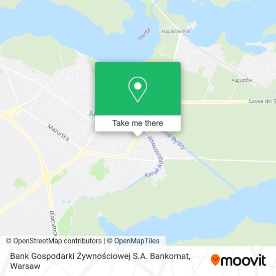 Bank Gospodarki Żywnościowej S.A. Bankomat map