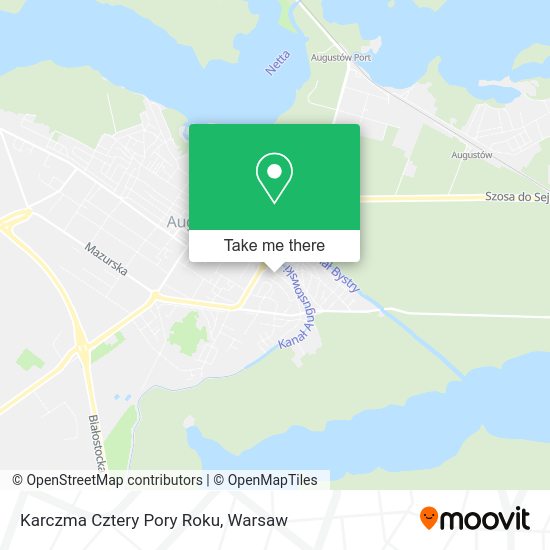 Karczma Cztery Pory Roku map