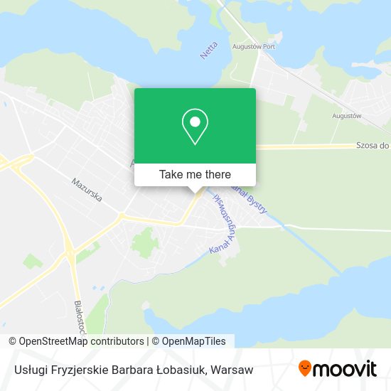 Usługi Fryzjerskie Barbara Łobasiuk map