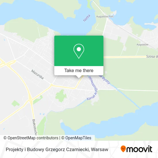 Карта Projekty i Budowy Grzegorz Czarniecki