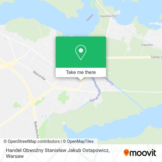 Handel Obwoźny Stanisław Jakub Ostapowicz map