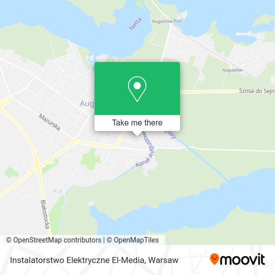 Instalatorstwo Elektryczne El-Media map