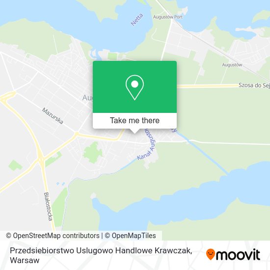 Przedsiebiorstwo Uslugowo Handlowe Krawczak map