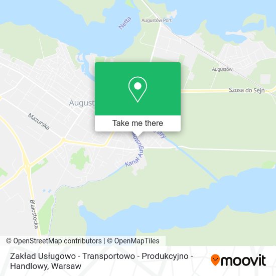 Zakład Usługowo - Transportowo - Produkcyjno - Handlowy map