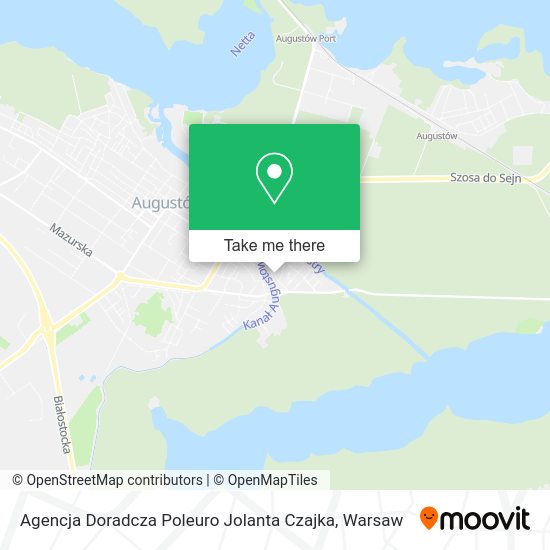 Agencja Doradcza Poleuro Jolanta Czajka map