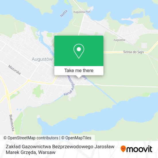 Zakład Gazownictwa Bezprzewodowego Jarosław Marek Grzęda map