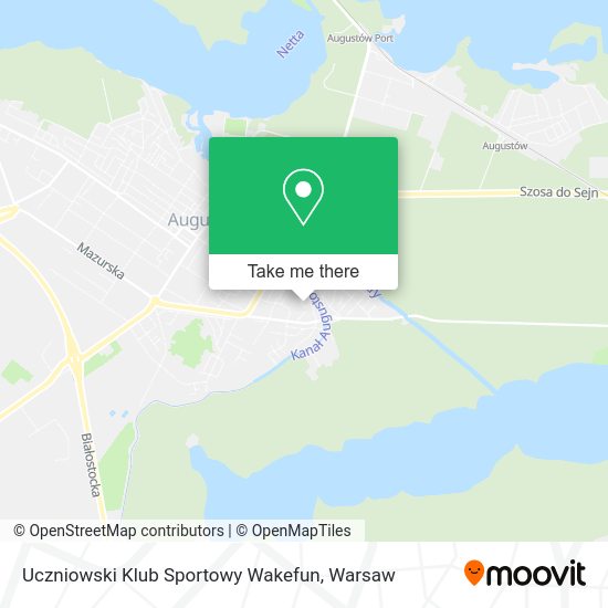 Uczniowski Klub Sportowy Wakefun map