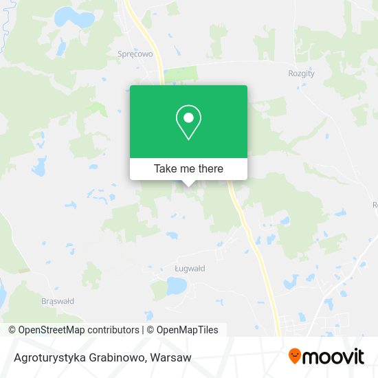 Agroturystyka Grabinowo map