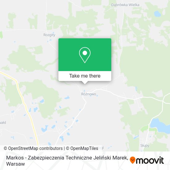 Markos - Zabezpieczenia Techniczne Jeliński Marek map