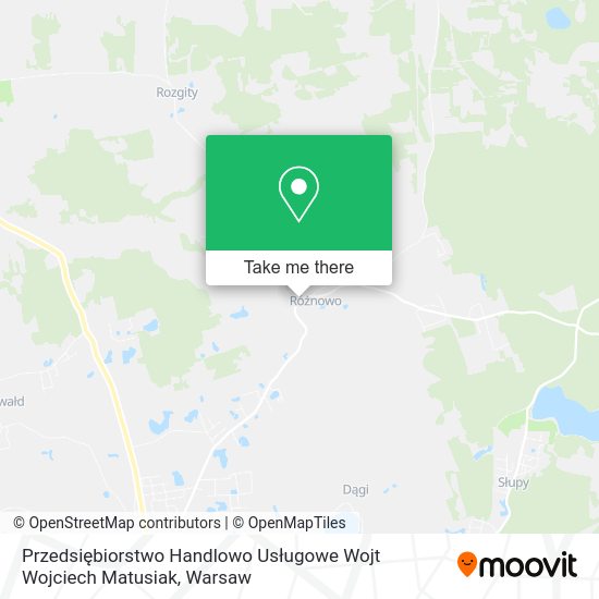 Przedsiębiorstwo Handlowo Usługowe Wojt Wojciech Matusiak map