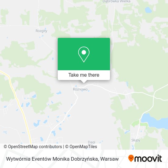 Wytwórnia Eventów Monika Dobrzyńska map