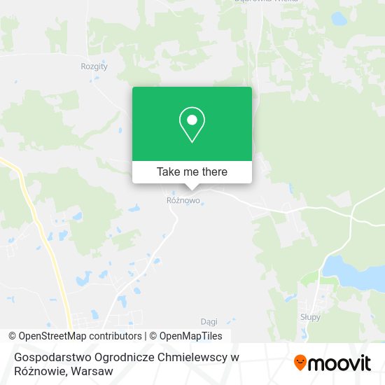 Gospodarstwo Ogrodnicze Chmielewscy w Różnowie map