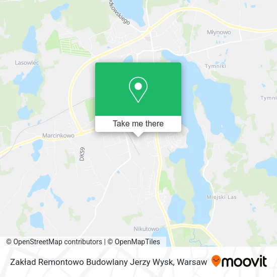 Карта Zakład Remontowo Budowlany Jerzy Wysk